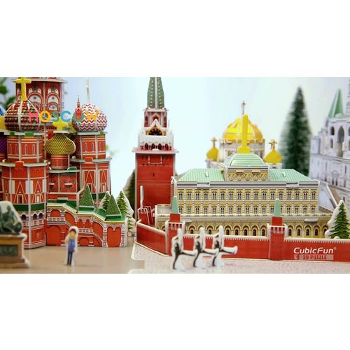 Cubicfun 3D puzle City Line Moskva slika 4