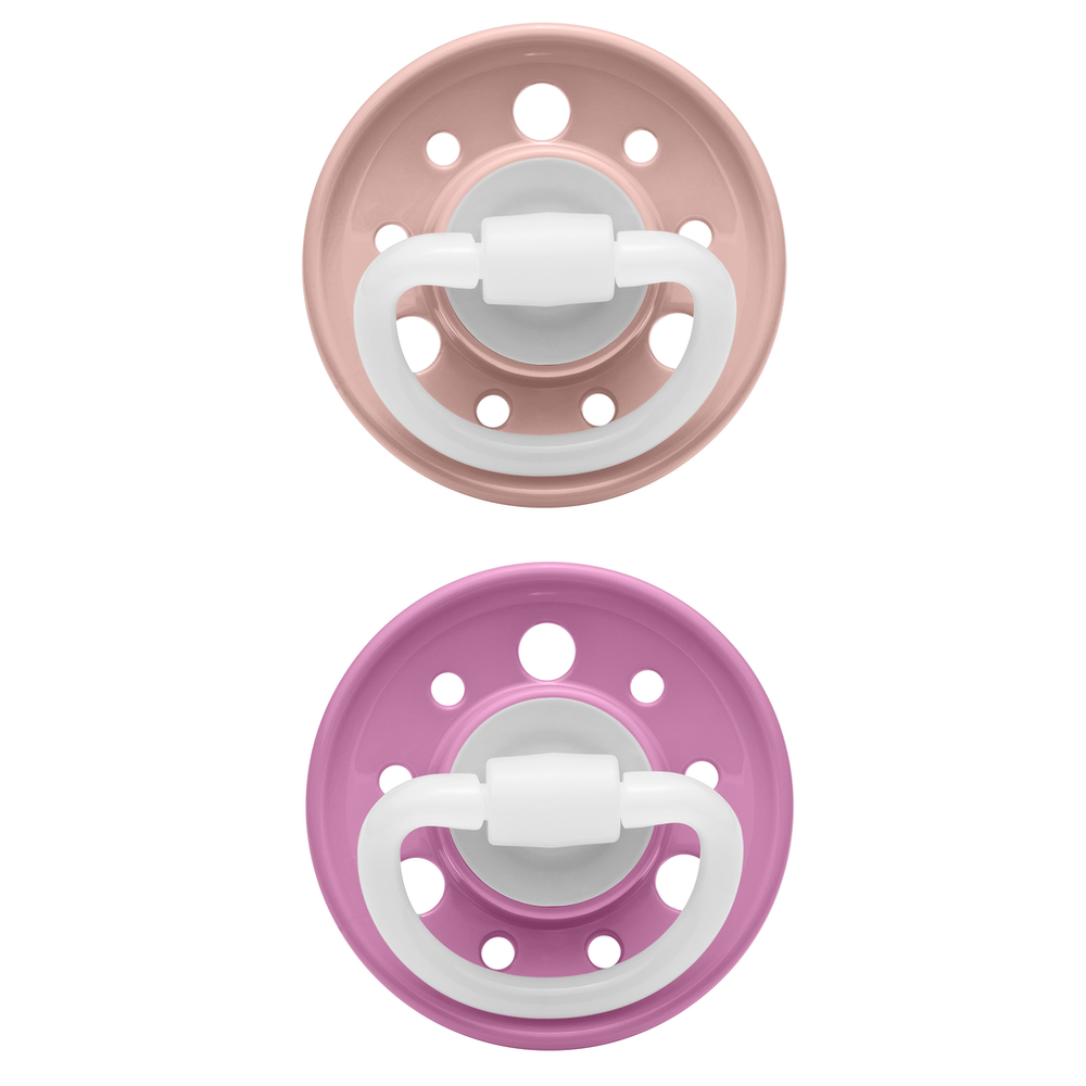 nip® Duda varalica Cherry 0-6mj (veličina 1) - Latex, 2kom Pink, Bež slika 1