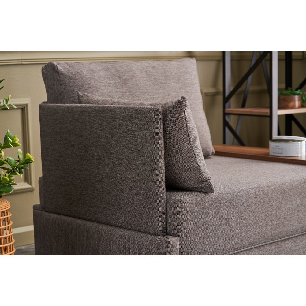 Fly Left - Smeđi Sofa za Jednu Osobu slika 4