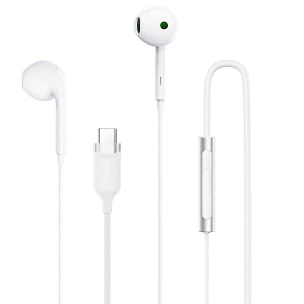 Žičane slušalice USB-C Acefast L7 bijele slika 1