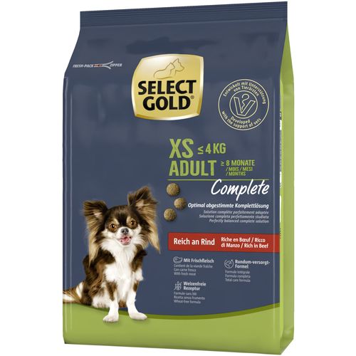 Select Gold DOG Complete XS Adult govedina 1 kg slika 1