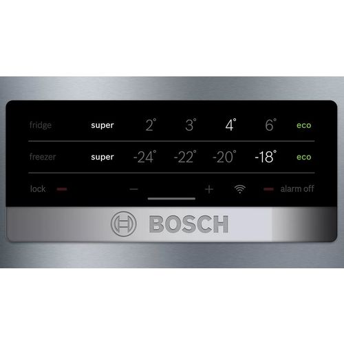 Bosch KGN49XIEA Frižider sa zamrzivačem dole, NoFrost, 438 L, Visina 203 cm, Širina 70 cm, Inox slika 3