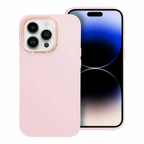 FRAME maska za iPhone 14 Pro puder pink slika 1