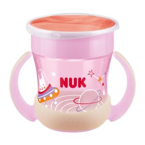 NUK Čaša koja svijetli u mraku Mini Magic Cup Night 6m+ 160ml, Roza