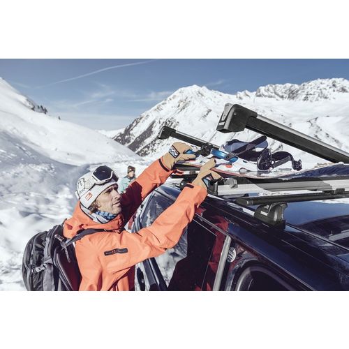 Thule SnowPack Extender crni 7325B krovni nosač skija i snowboarda na izvlačenje slika 10
