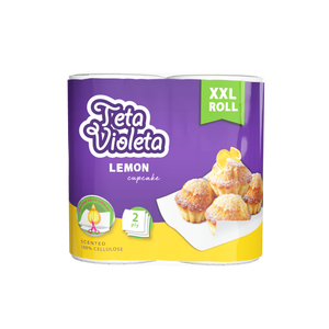 Teta Violeta Jumbo ručnici 2/1, XXL , Cheesecake Lemon 2 x 100 listića