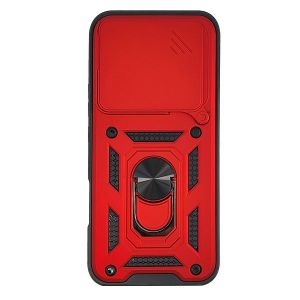 MM TPU HONOR 400 LITE - ANTI-SHOCK WITH RING crvena