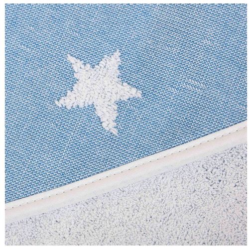 Ceba Baby dječji ručnik Stars Blue Melange 100x100 slika 2