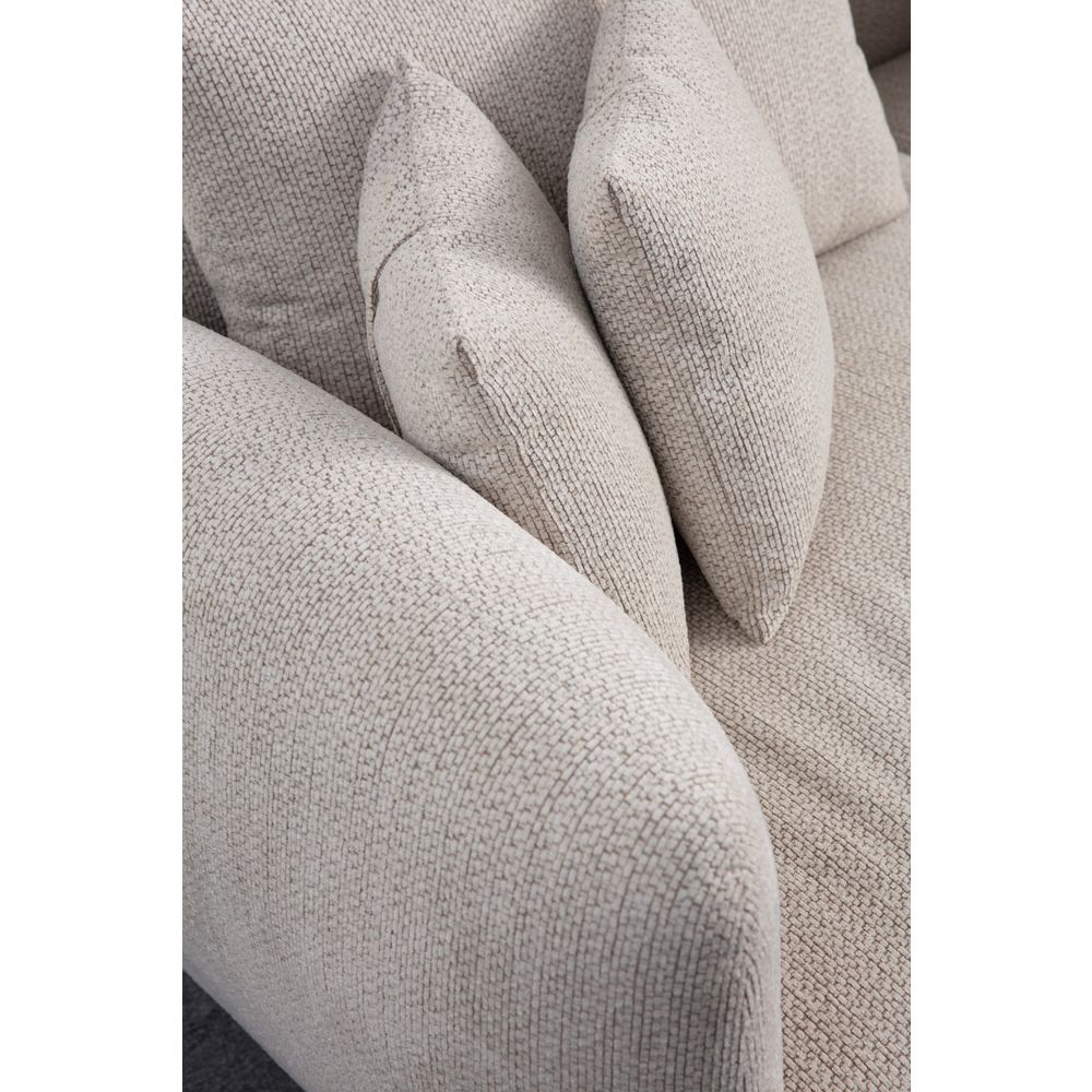 Floransa - Bijeli Ugaoni Sofa slika 6