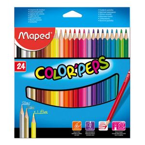 Bojice drvene Maped Color'Peps trobridne 24/1 MAP183224