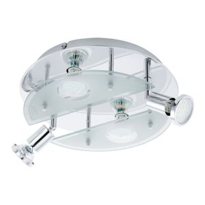 Eglo Cabo 1 reflektor/4, led, gu10, 4x3w, 4x240lm, krom/bijela 