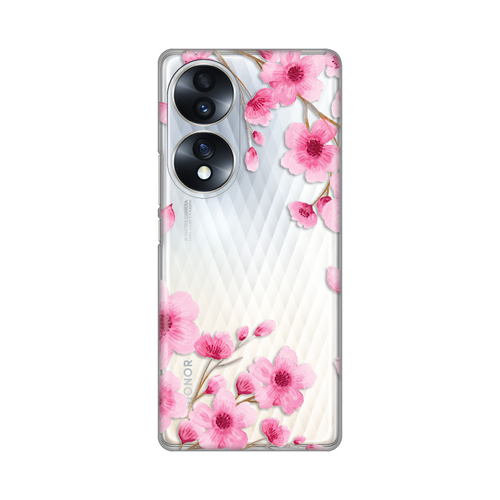 Torbica Silikonska Print Skin za Huawei Honor 70 Rose flowers slika 1