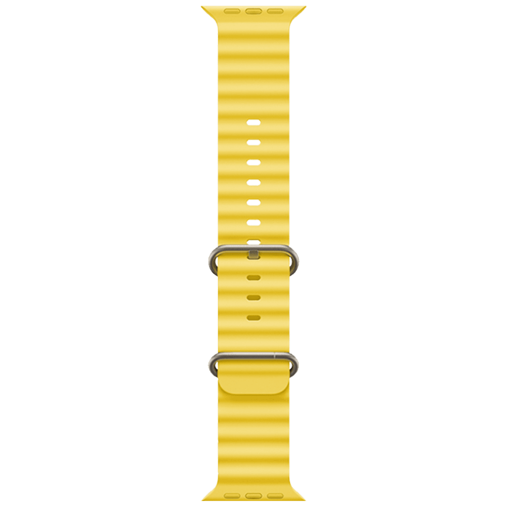 hoco. Silikonski remen za iWatch, 42/44/45/49mm, žuta - iWatch WA12 Yellow slika 1