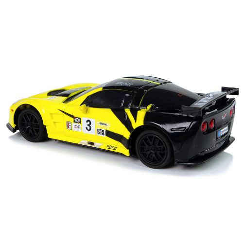 Sportski auto na daljinsko upravljanje Corvette C6.R - Žuti slika 4