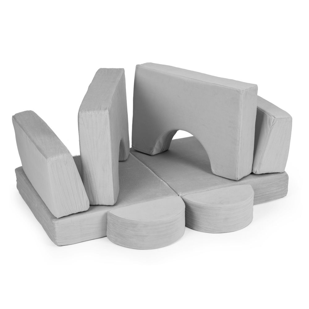 Ecotoys DIY modularna sofa sa 8 jastuka - siva slika 4