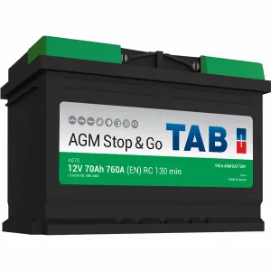 TAB AGM Stop & Go Akumulator 12V, 70Ah, D 