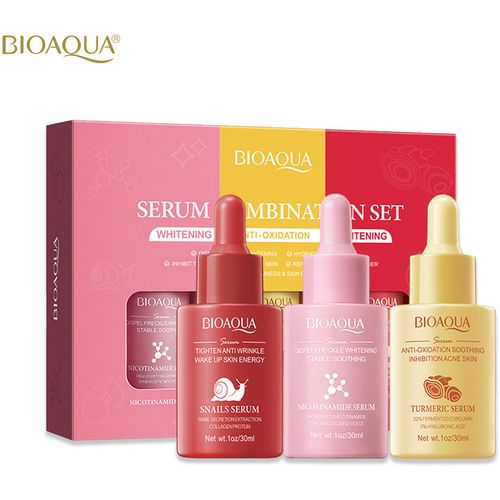 Bioaqua Set seruma Niacinamid Kurkuma Puževa sluz 30ml x 3kom slika 1