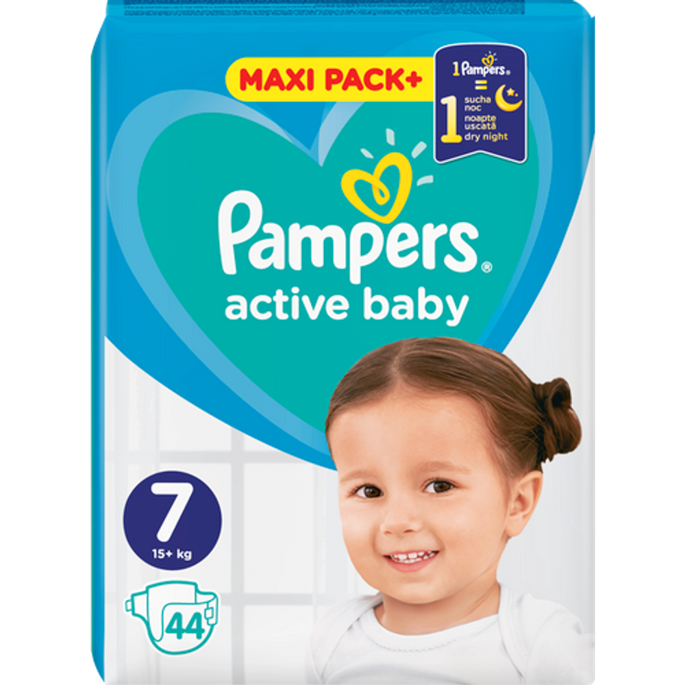 Pampers Active Baby pelene maxi pack slika 6