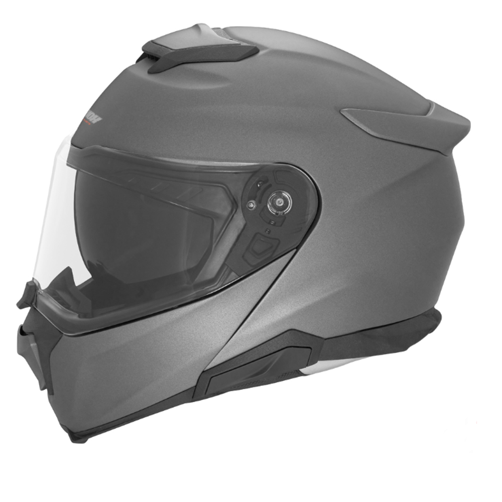 Modularna - flip up kaciga za motor XL vel. NOX Y937 N967 - Mat Titanium slika 1