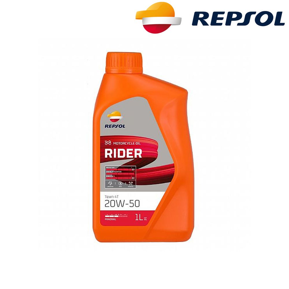 Motorno ulje - ulje za motore Repsol Rider Town 4T 20W50 1l RPP2131THA slika 1