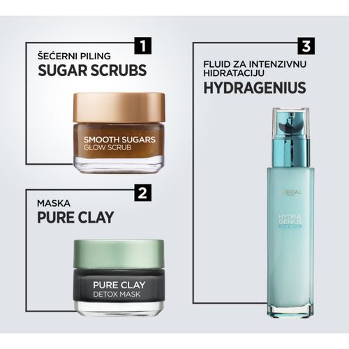 L'Oreal Paris Hydra Genius Fluid za intenzivnu hidrataciju normalne i mješovite kože 70ml slika 9