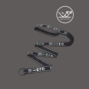 Micro Multifunkcionalna traka za romobil Pull & Carry, Crna Reflektirajuća