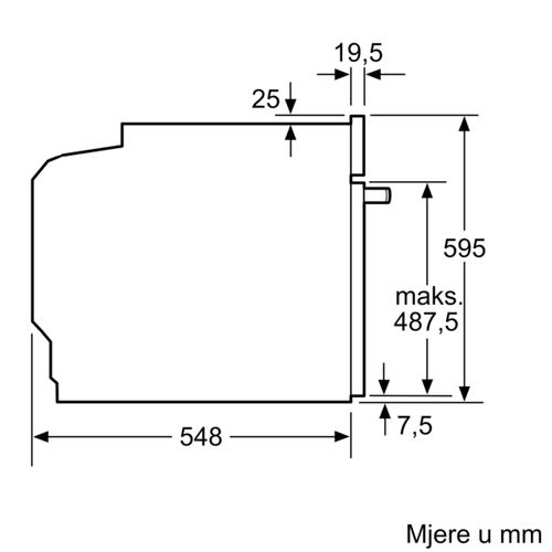 Bosch ugradbena pećnica HBS578BS0 slika 9