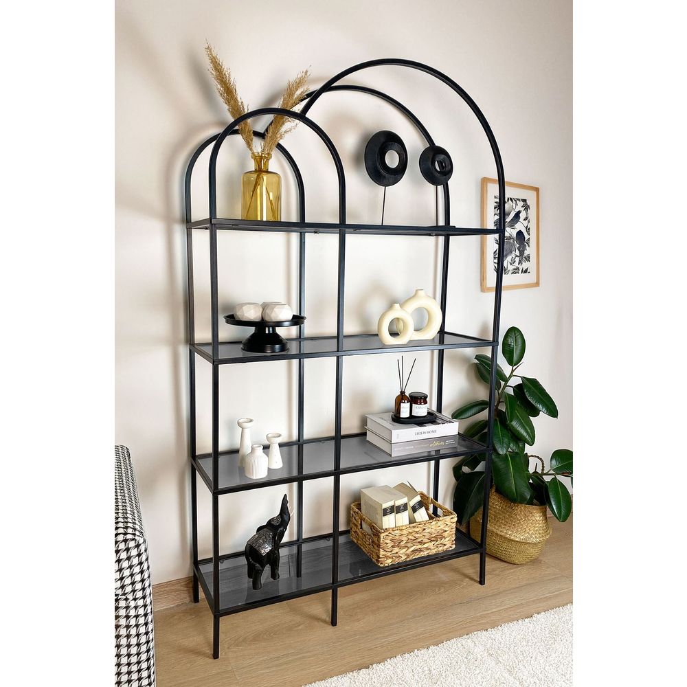 Fume Bookshelf - Crni i Dimni Crni slika 2