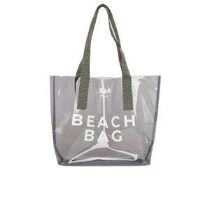 7257 - Grey Grey Beach Bag