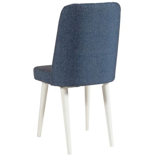 Woody Fashion Set stola i stolica (5 komada), Vina 1048 - 4 - White, Dark Blue slika 14