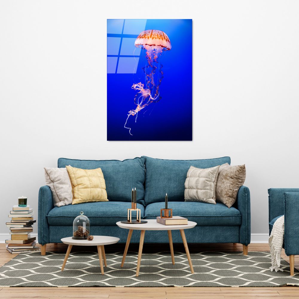 UV-154 Dekorativna Slika na Kaljenom Staklu, 70 x 100 cm, Višebojna slika 3