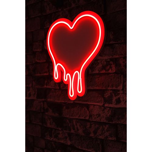 Wallity Ukrasna plastična LED rasvjeta, Melting Heart - Red slika 1