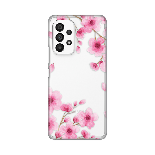 Torbica Silikonska Print Skin za Samsung A536B Galaxy A53 5G Rose flowers slika 1