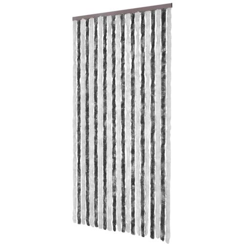 Zastor protiv insekata sivo-bijeli 100 x 220 cm šenil slika 22