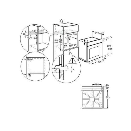 Electrolux ugradbena pećnica EOC6P77X  slika 4