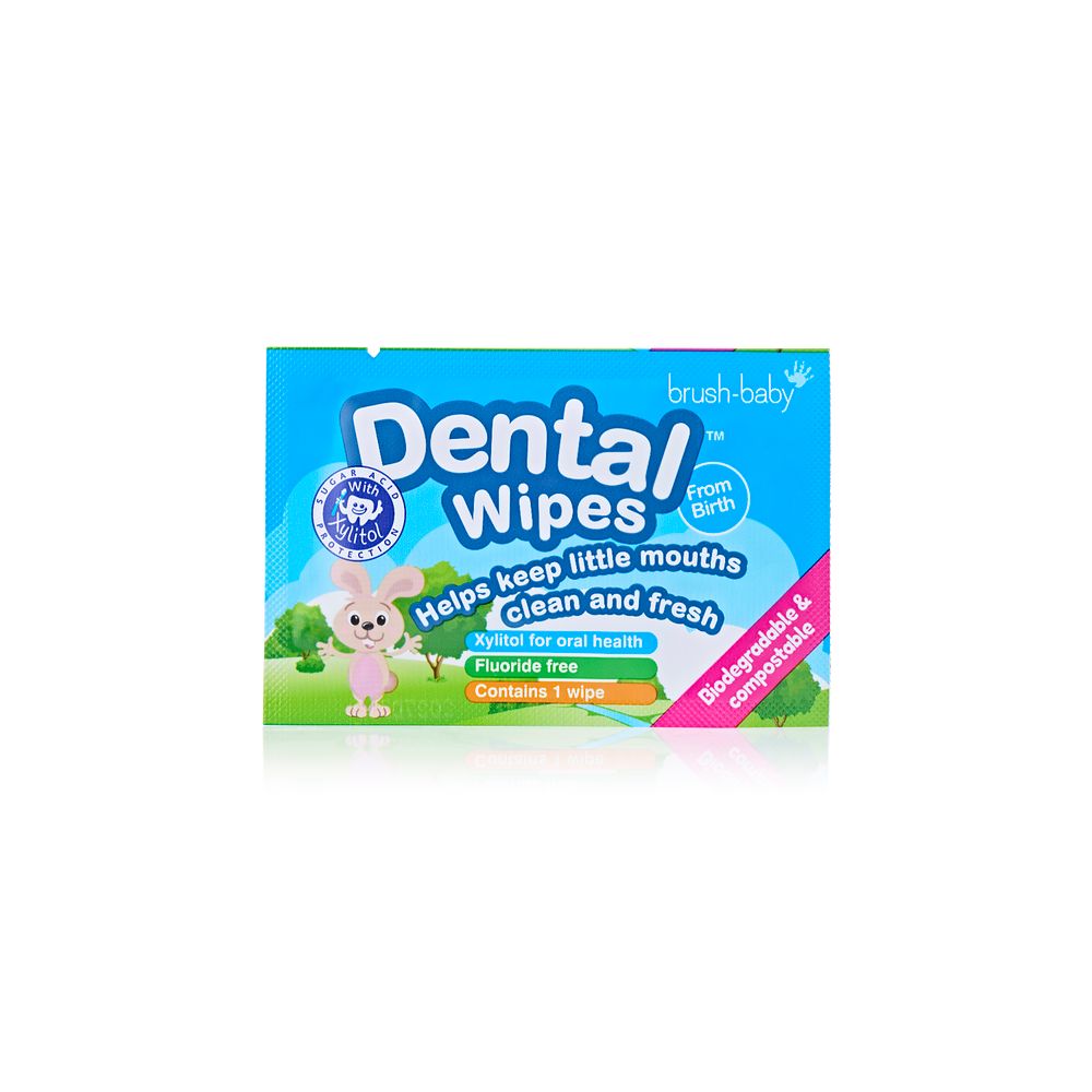 Brush-Baby Vlažne maramice za desni DentalWipes 28kom slika 3