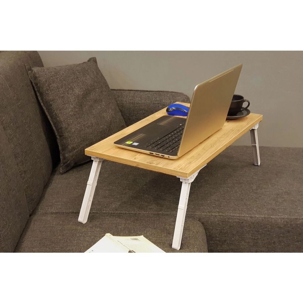 Gusto - Atlantic Borovica Bijeli Sto za Laptop slika 2