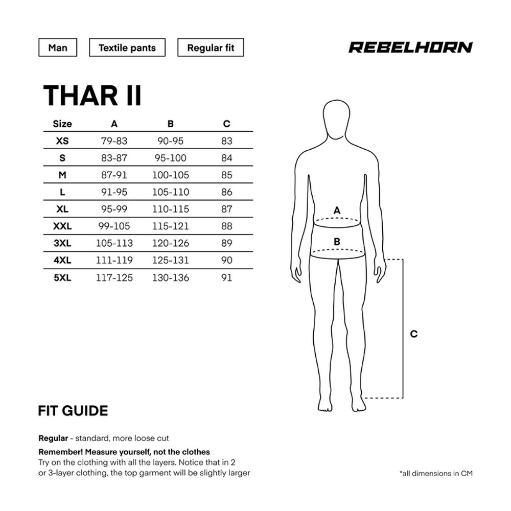 Rebelhorn Thar 2 tekstilne hlače slika 8