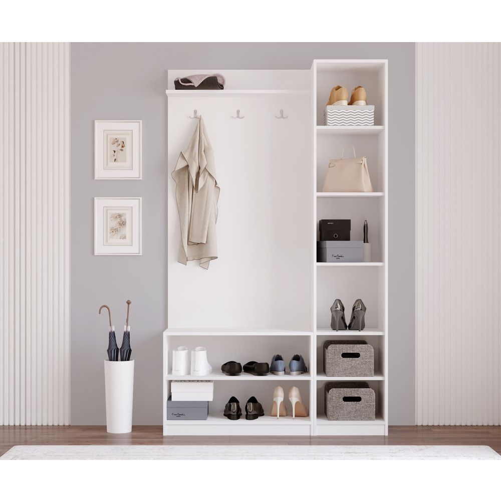 Hall Stand Rb-159 u Mat Bijeloj Boji slika 3