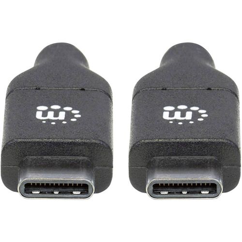 Manhattan USB kabel USB 2.0 USB-C® utikač, USB-C® utikač 2.00 m crna  355247 slika 4