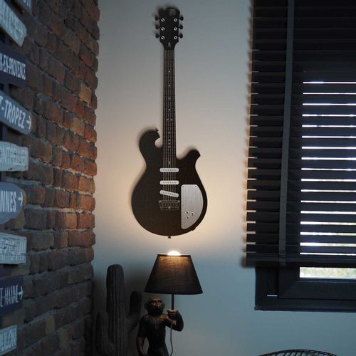 Wallity Metalna zidna dekoracija Electric Guitar - APT220LS slika 1