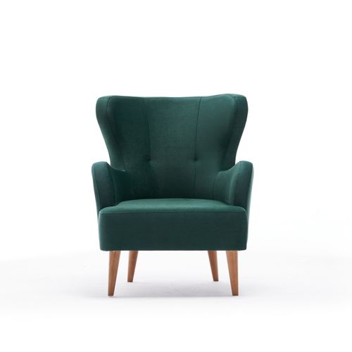 Karina - Petrol Green Petrol Green Wing Chair slika 6