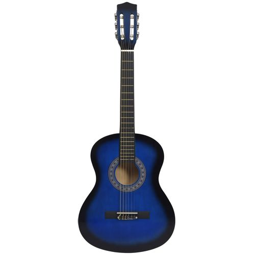 Klasična gitara za početnike s torbom plava 3/4 36 " slika 35