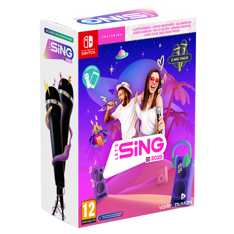 Nintendo Let’s Sing 2025 – Paket s dva mikrofona (Nintendo Switch) image