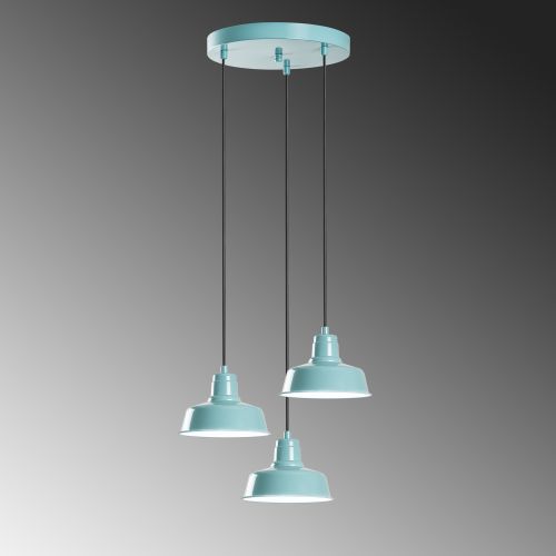 Memati - 181Turquoise - 3 Turquoise Chandelier slika 6