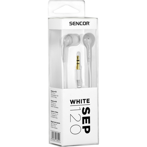 Sencor slušalice SEP 120 WHITE slika 12