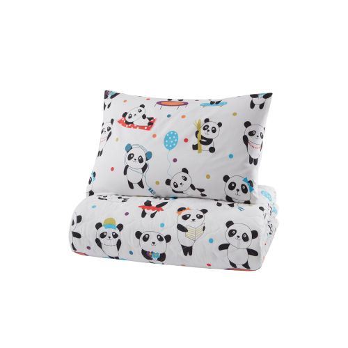 L'essential Maison Love Pandas - Set prekrivača za bračni krevet u više boja slika 2