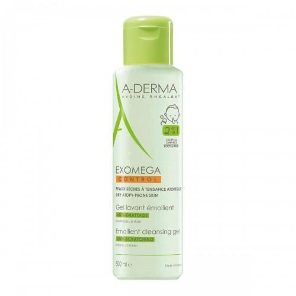 A-DERMA EXOMEGA GEL 2U1 500 ML slika 1