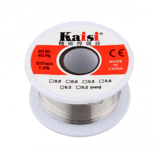 Kalaj zica Kaisi 0.5mm/Sn60%/Pb40%/Flux (fluks) 1.2% slika 1