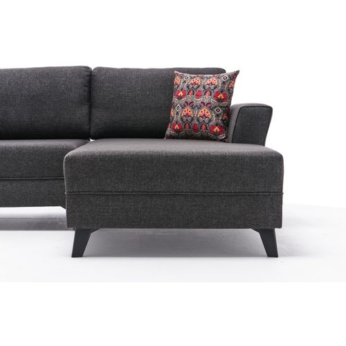 Atelier Del Sofa Eris - Antracit Ugao Sofa-Krevet slika 8